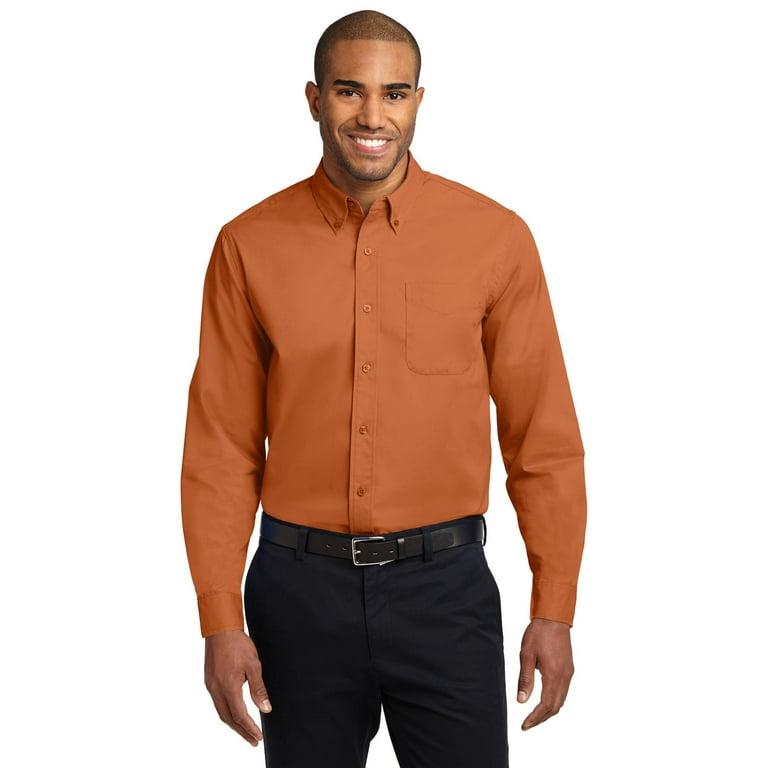 orange long sleeve shirt walmart