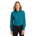 thumbnail image 1 of Port Authority Long Sleeve Shirt (L608) Teal Green, 5XL, 1 of 2