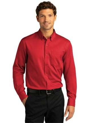 Formal hot sale shirt red