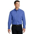 thumbnail image 1 of Port Authority Long Sleeve Twill Shirt (S600T) Faded Blue, 3XL, 1 of 6