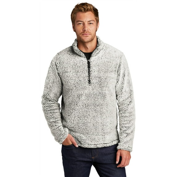Port Authority Male High Neck Jacket F130 Grey Hthr 4X-Large