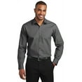 thumbnail image 1 of Port Authority Male Shirt Collar Shirt W103 Graphite X-Small, 1 of 4