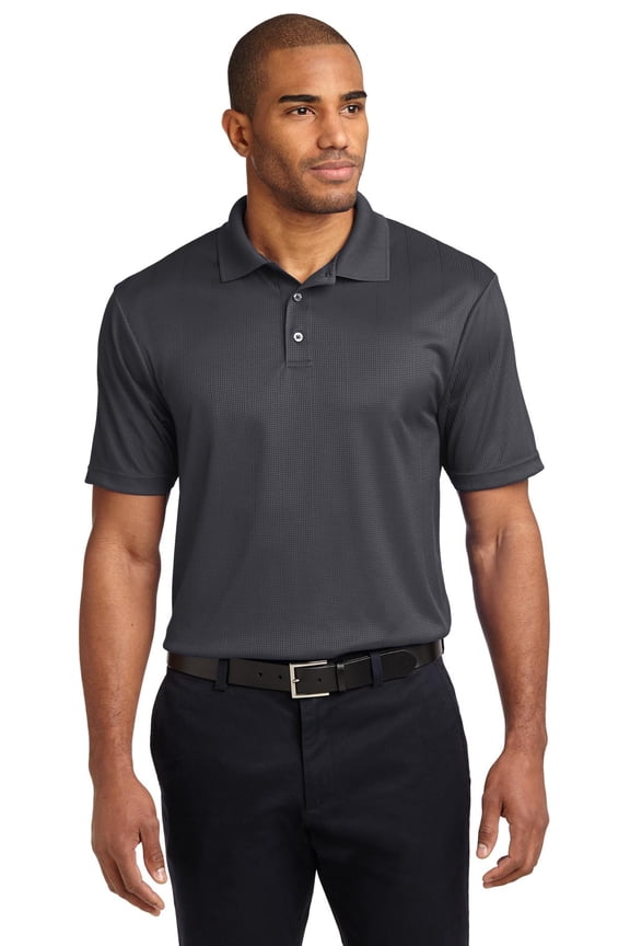 MenS Performance Fine Jacquard Polo. K528.