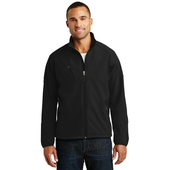 Port Authority Men’S Textured Soft Shell Jacket. J705.