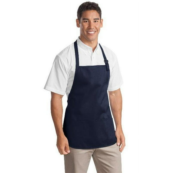 Port Authority Men's 100% Cotton Soil Release Stain Protect Kitchen Apron
