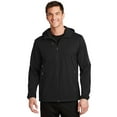thumbnail image 1 of Port Authority Men's Active Hooded Soft Shell Jacket. J719, 1 of 2
