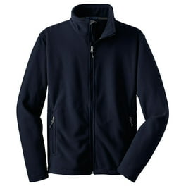 Big Tall Essentials by DXL Men s Big and Tall Full Zip Polar Fleece Jacket Dark Green 2XLT Walmart