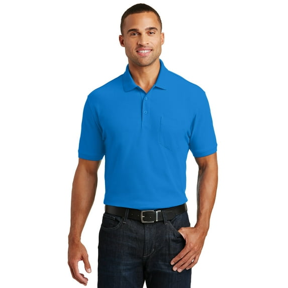 Port Authority Men's Core Classic Pique Pocket Polo. K100P