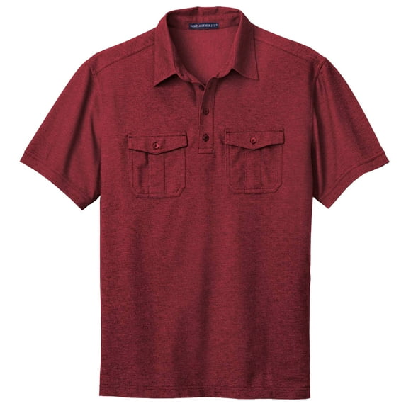 Port Authority Men's Double Pocket Polo Shirt