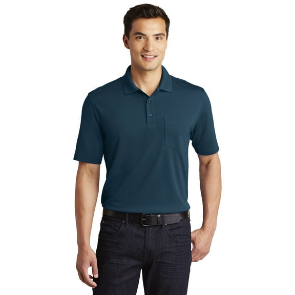 Port Authority Men's Dry Zone UV Micro-Mesh Pocket Polo