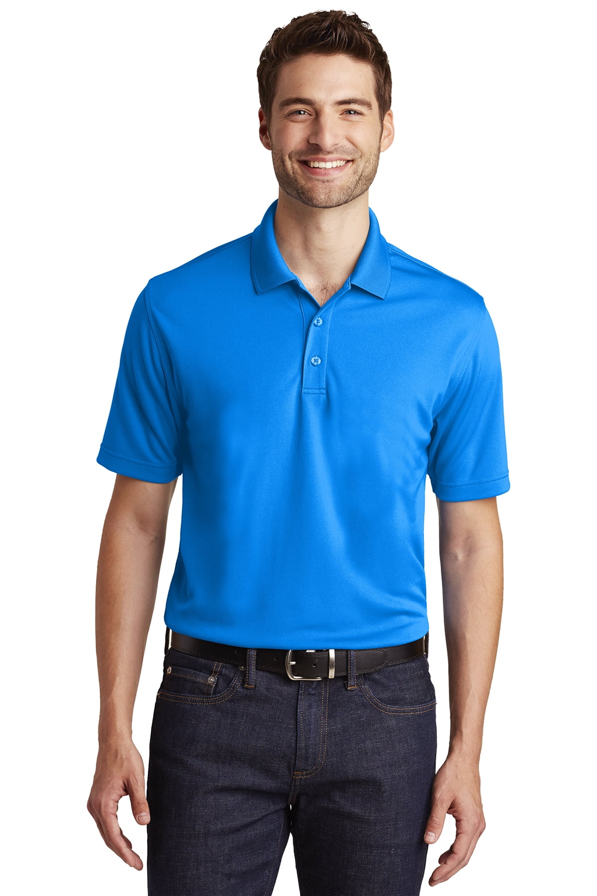 arte ポロ Murano Liquid Luxury Slim Fit Solid Interlock Short Sleeve