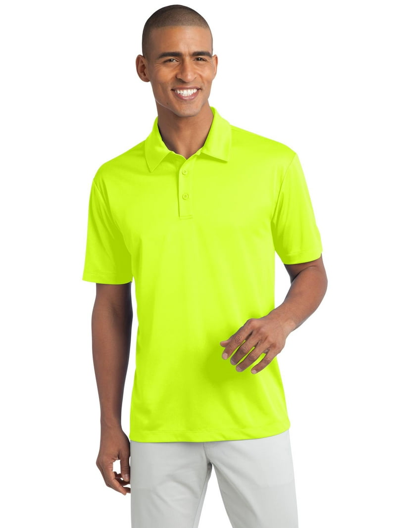 Port Authority Men's Polo Shirt, Silk Touch Performance, Neon