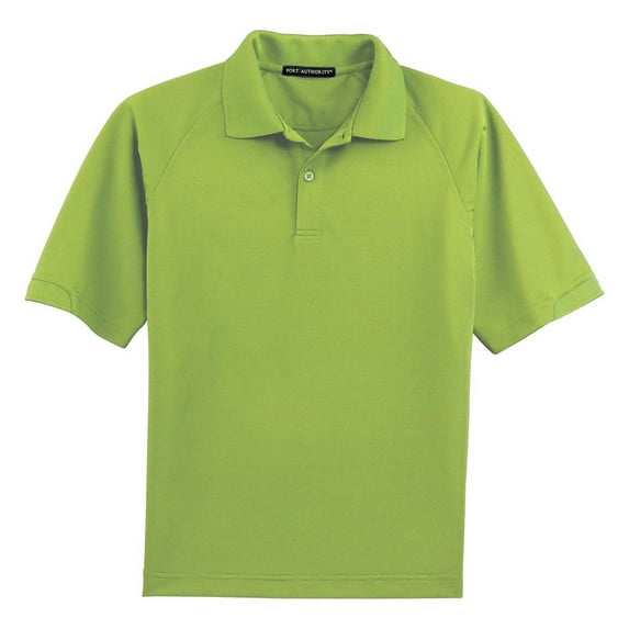 Port Authority Men's Flat Knit Collar Wicking Polo Shirt