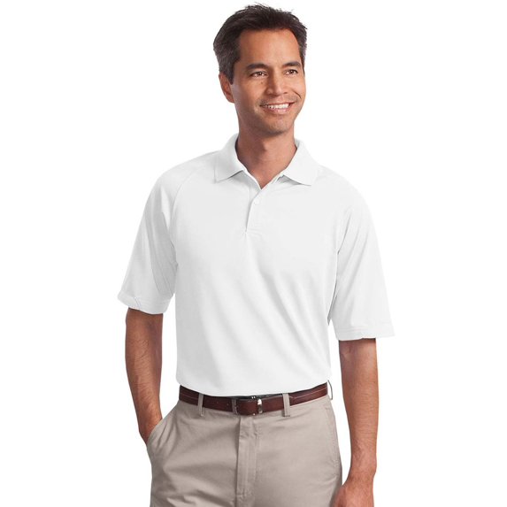 Port Authority Men's Flat Knit Collar Wicking Polo Shirt