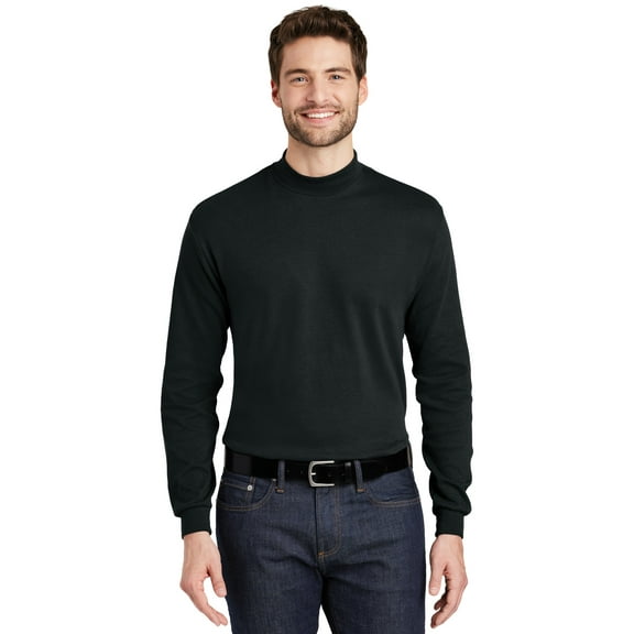 Port Authority Men's Interlock Knit Mock Turtleneck. K321