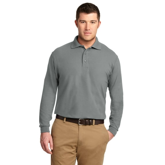 Port Authority Men's Long Sleeve Silk Touch Polo - K500LS