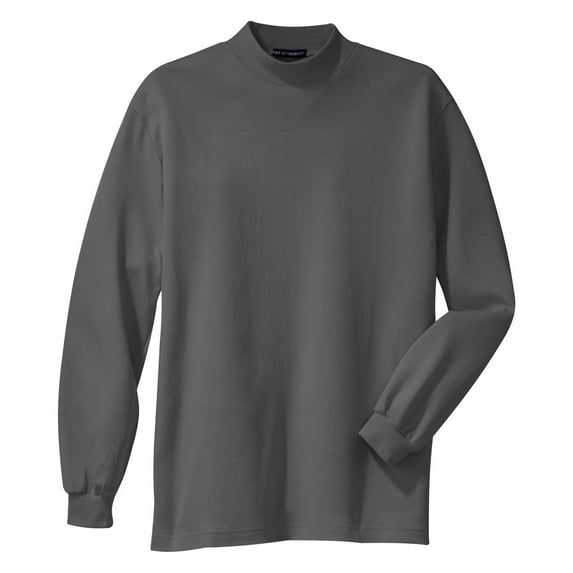 Port Authority Men's Perfect Knit Mock Turtleneck T-Shirt