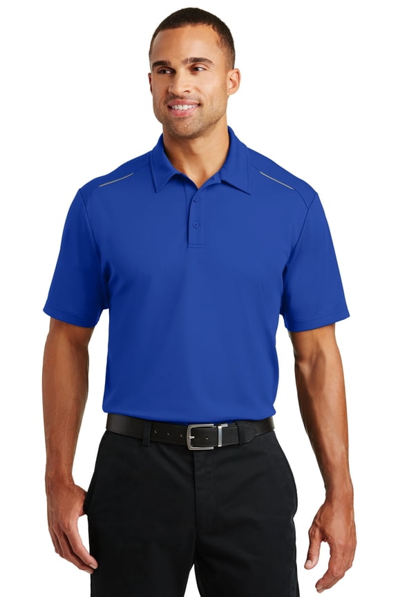 Men's Pinpoint Mesh Polo. K580
