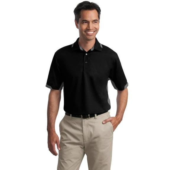 Port Authority Men's Short Sleeve Colorblock Ottoman Polo - K524