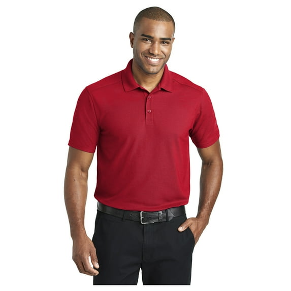 Port Authority Men's Short Sleeve EZPerformance Pique Edery Day Polo Shirt Apple Red K600 XS