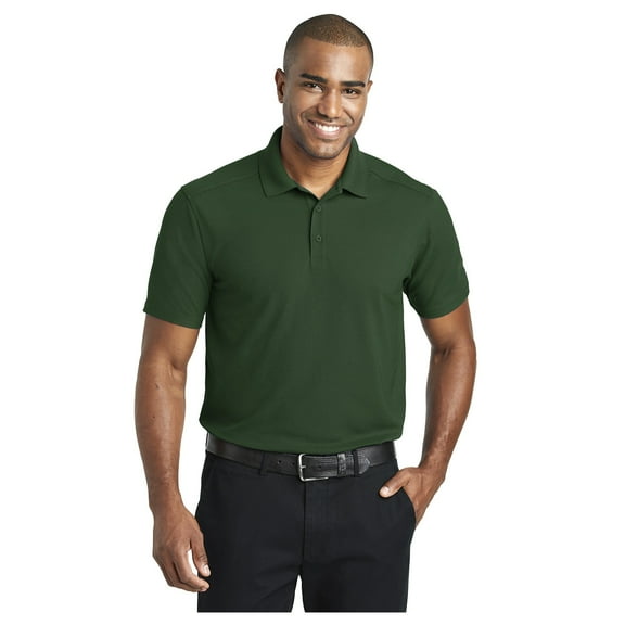 Port Authority Men's Short Sleeve EZPerformance Pique Edery Day Polo Shirt Deep Forest Green K600 2XL
