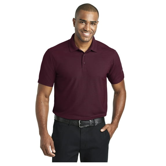 Port Authority Men's Short Sleeve EZPerformance Pique Edery Day Polo Shirt Maroon K600 2XL