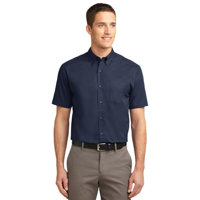 Port Authority Men's Short Sleeve Easy Care Shirt - S508 - Walmart.com