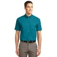 thumbnail image 1 of Port Authority Men's Short Sleeve Easy Care Shirt XXL Teal Green, 1 of 6