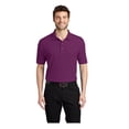 thumbnail image 1 of Port Authority Men's Silk Touch Classic Comfortable Polo Shirt Deep Berry 4X-Large, 1 of 3