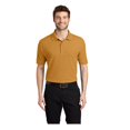 thumbnail image 1 of Port Authority Men's Silk Touch Classic Comfortable Polo Shirt Gold Medium, 1 of 3