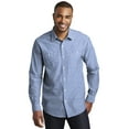 thumbnail image 1 of "Port Authority Men's Slub Chambray Shirt, Light Blue, Small", 1 of 4