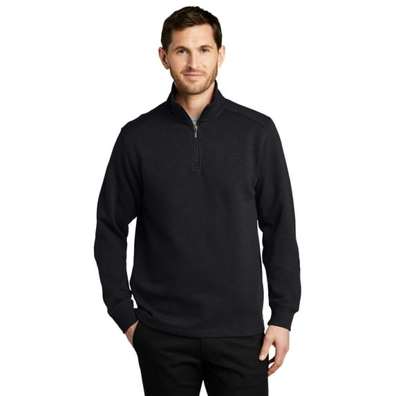 Port Authority Men's Slub Fleece 1/4-Zip Pullover. F295