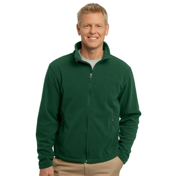 Port Authority Men's Soft Fleece Zippered Pockets Jacket