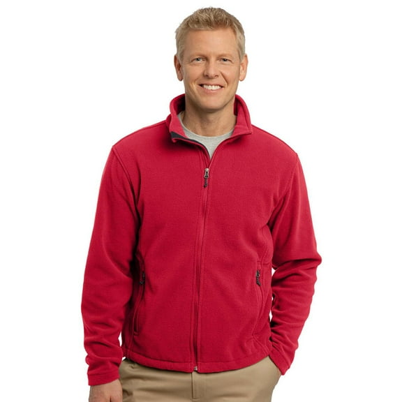 Port Authority Men's Soft Fleece Zippered Pockets Jacket