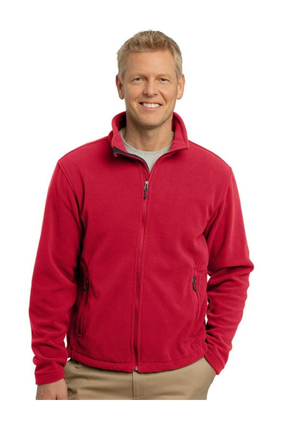 Men's Soft Fleece Zippered Pockets Jacket