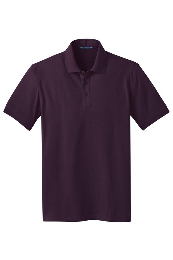 Men's Stretch Flat Knit Collar Polo Shirt