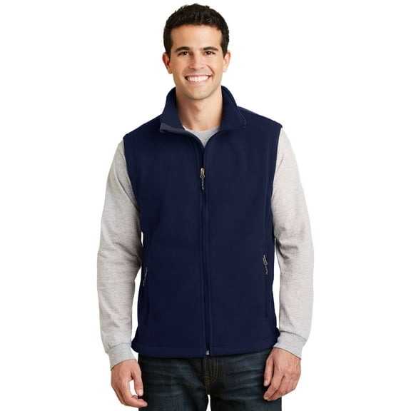 Port Authority Mens Super Soft Fleece Adjustable Vest