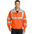 thumbnail image 1 of Port Authority Men's Water Resistant Work Jacket_Safety Orange/ Reflective_5XL, 1 of 5