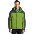 thumbnail image 1 of Port Authority Men's Waterproof Nootka Jacket_Bright Pistachio/Graphite_XL, 1 of 2