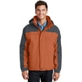 thumbnail image 1 of Port Authority Men's Waterproof Nootka Jacket_Cadmium Orange/Graphite_X-Small, 1 of 6