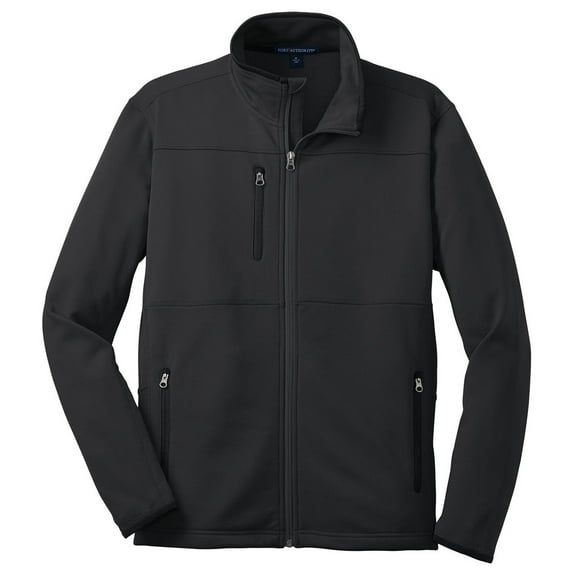 Port Authority Men's Zipper Pique Fleece Drawcord Jacket