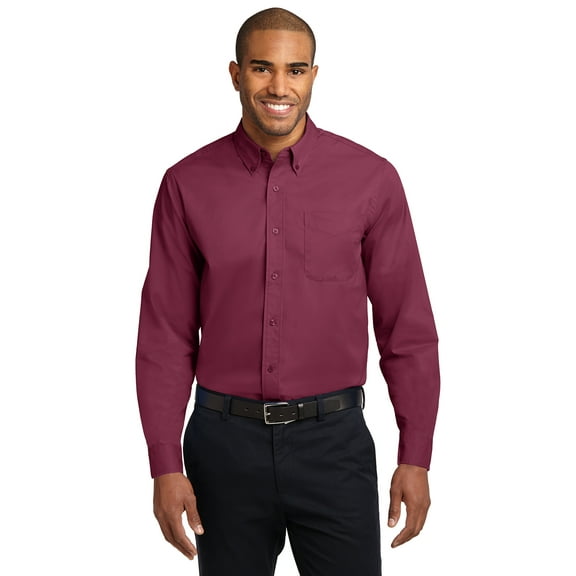 Port Authority MenS Tall Long Sleeve Easy Care Shirt. Tls608.