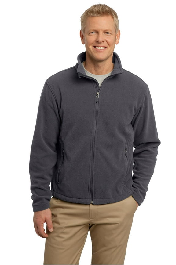 Mens Long Sleeve Front Zip Value Fleece Jacket. F217