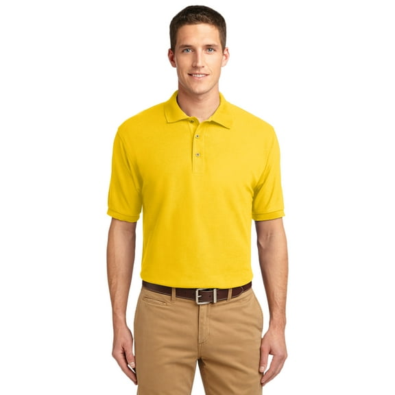 Port Authority Mens Silk Touch Polo (K500) -Sunflower -XL