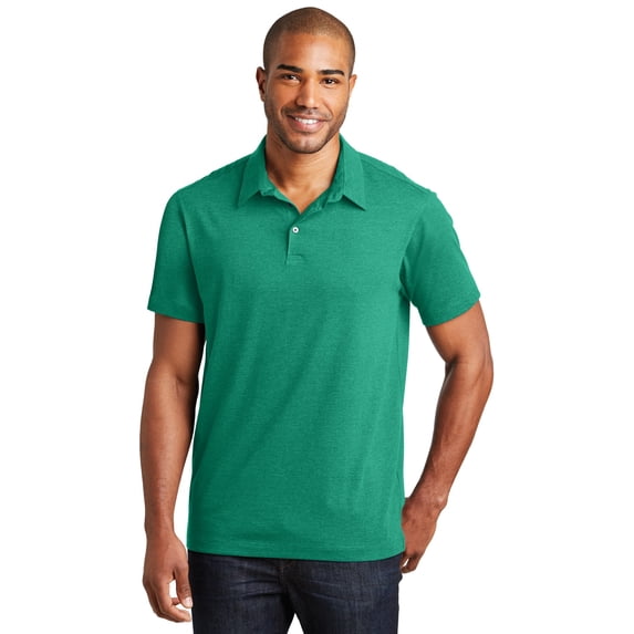 Port Authority Meridian Cotton Blend Polo-M (Verdant Green)