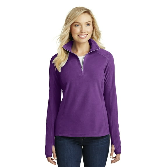 Port Authority Microfleece 1/2Zip Pullover (L224) Amethyst Purple, XS