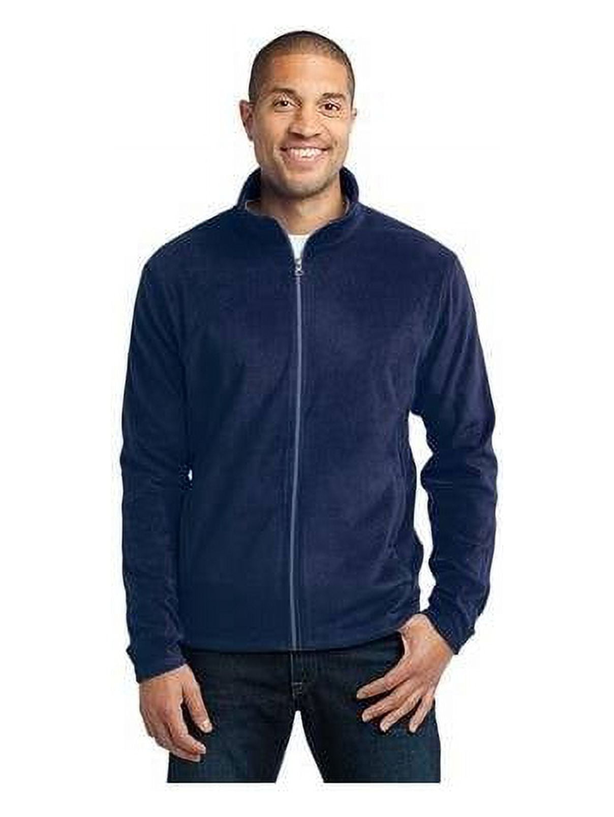 Port Authority Microfleece Jacket True Navy 3XL Walmart