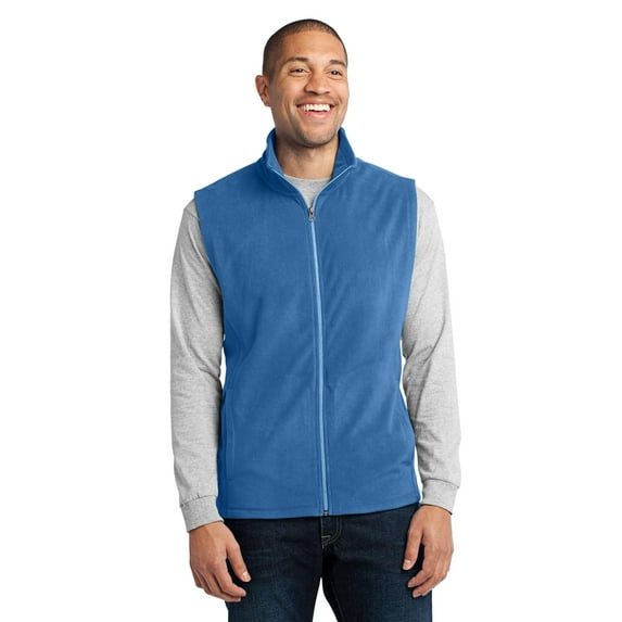 Port Authority Microfleece Vest-XL (Light Royal)