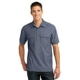 thumbnail image 1 of Port Authority Oxford Pique Double Pocket Polo, 1 of 1