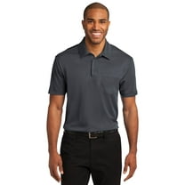 Port Authority K540P Silk Touch Pocket Polo, Mens Polo Shirts